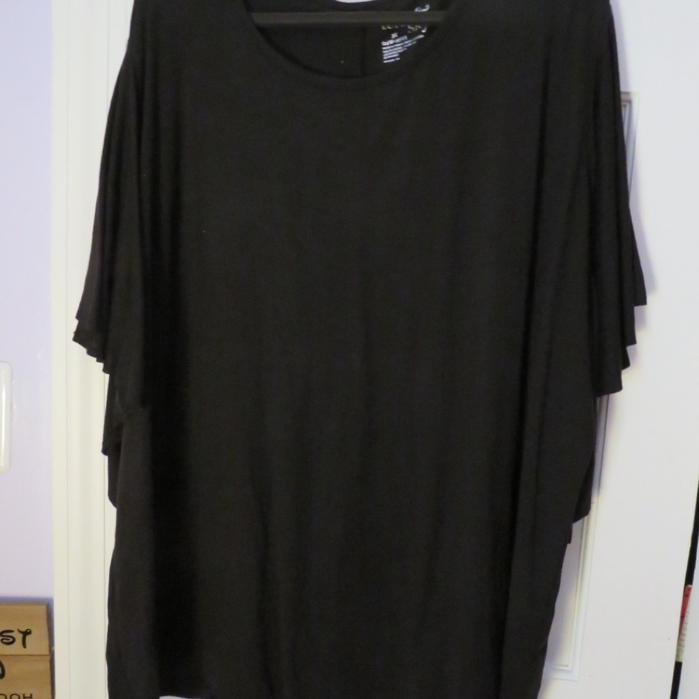 Terra & Sky Black Women's Blouse